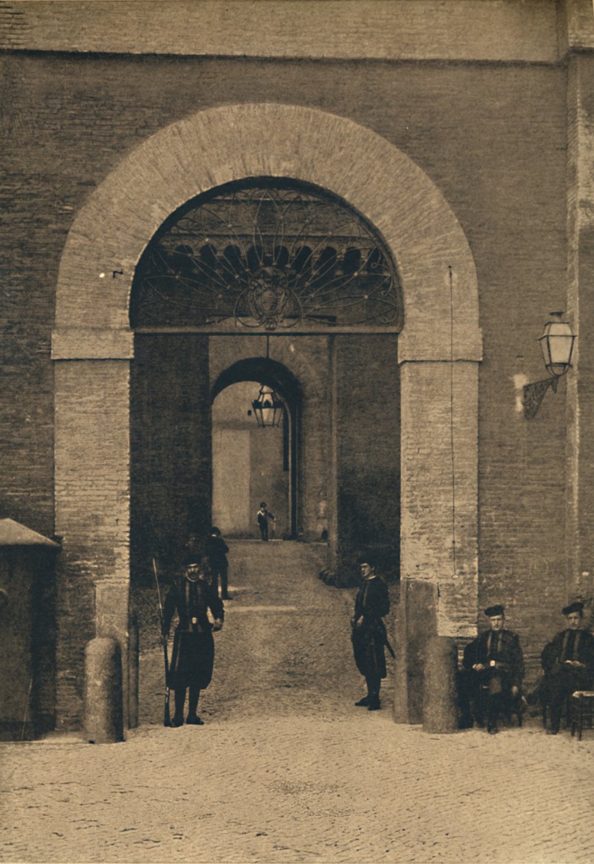 Roma - Entrada para o Palácio do Vaticano, 1910 de Unbekannt
