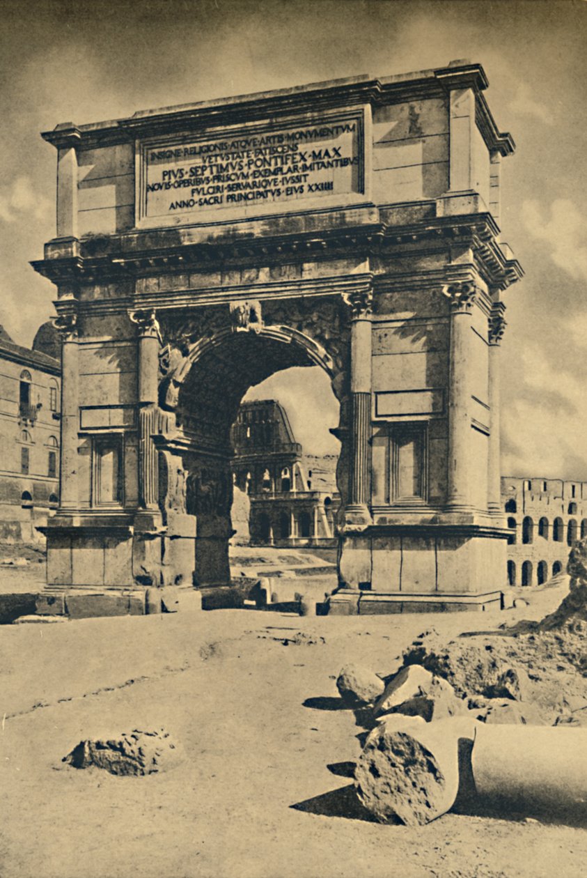 Roma - Fórum Romano - Arco de Tito, 1910. de Unbekannt
