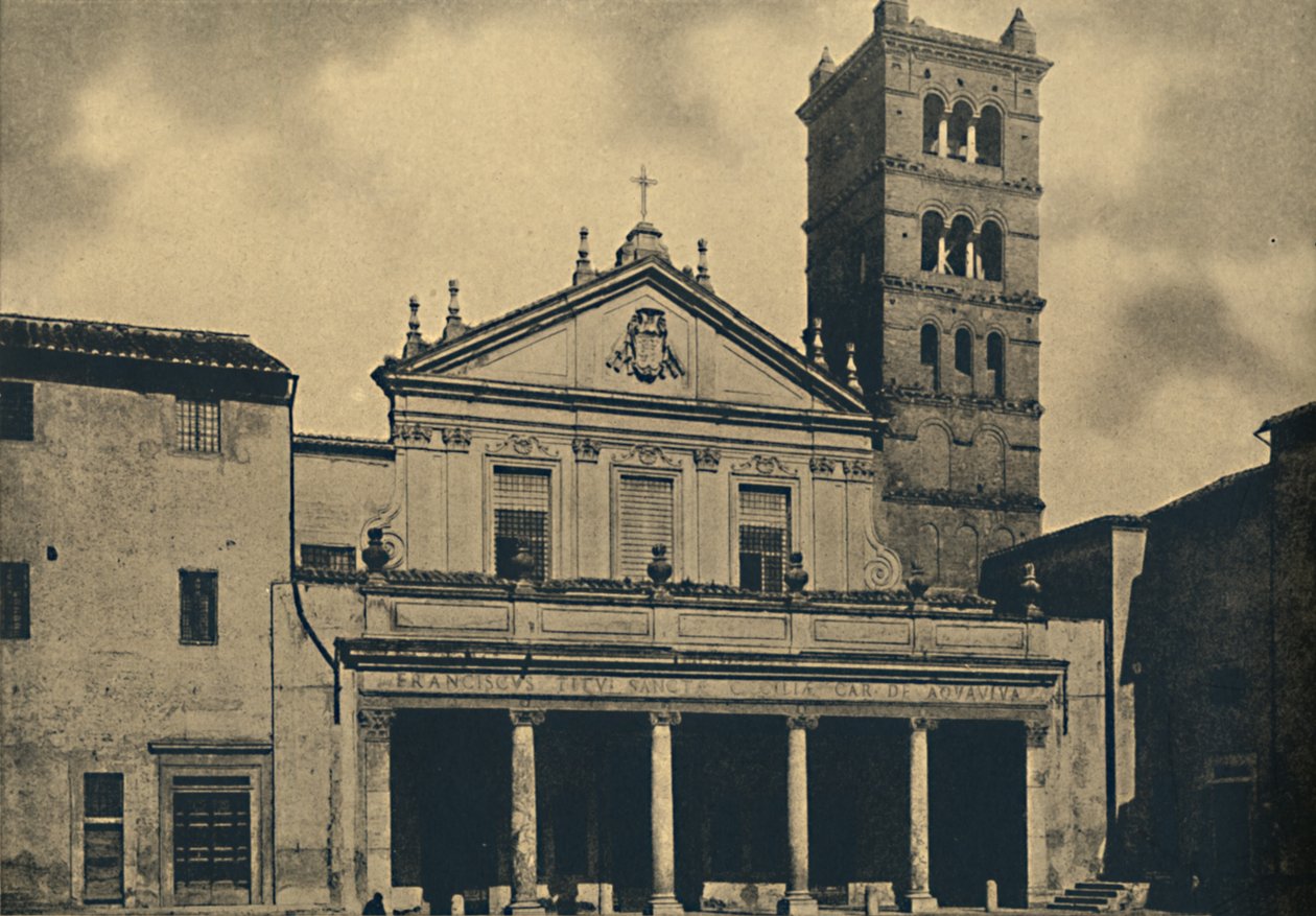 Roma - Igreja de St. Caecilias, 1910 de Unbekannt