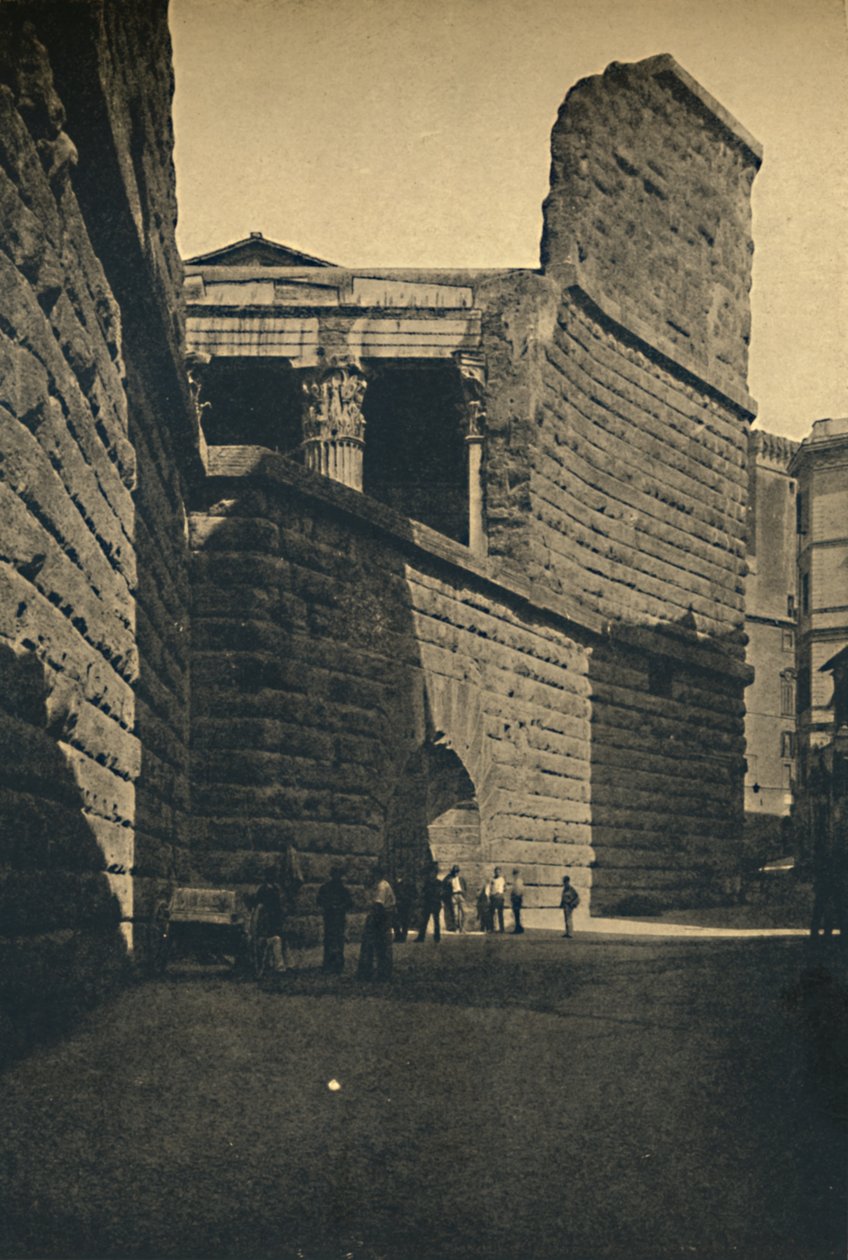 Roma - Muro do Fórum de Augusto, 1910 de Unbekannt