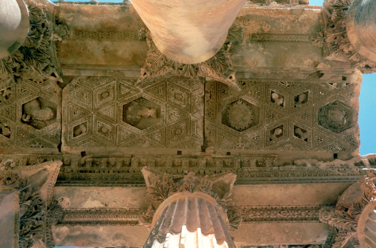 Templo Romano de Baco, Baalbek, Líbano, século II dC de Unbekannt