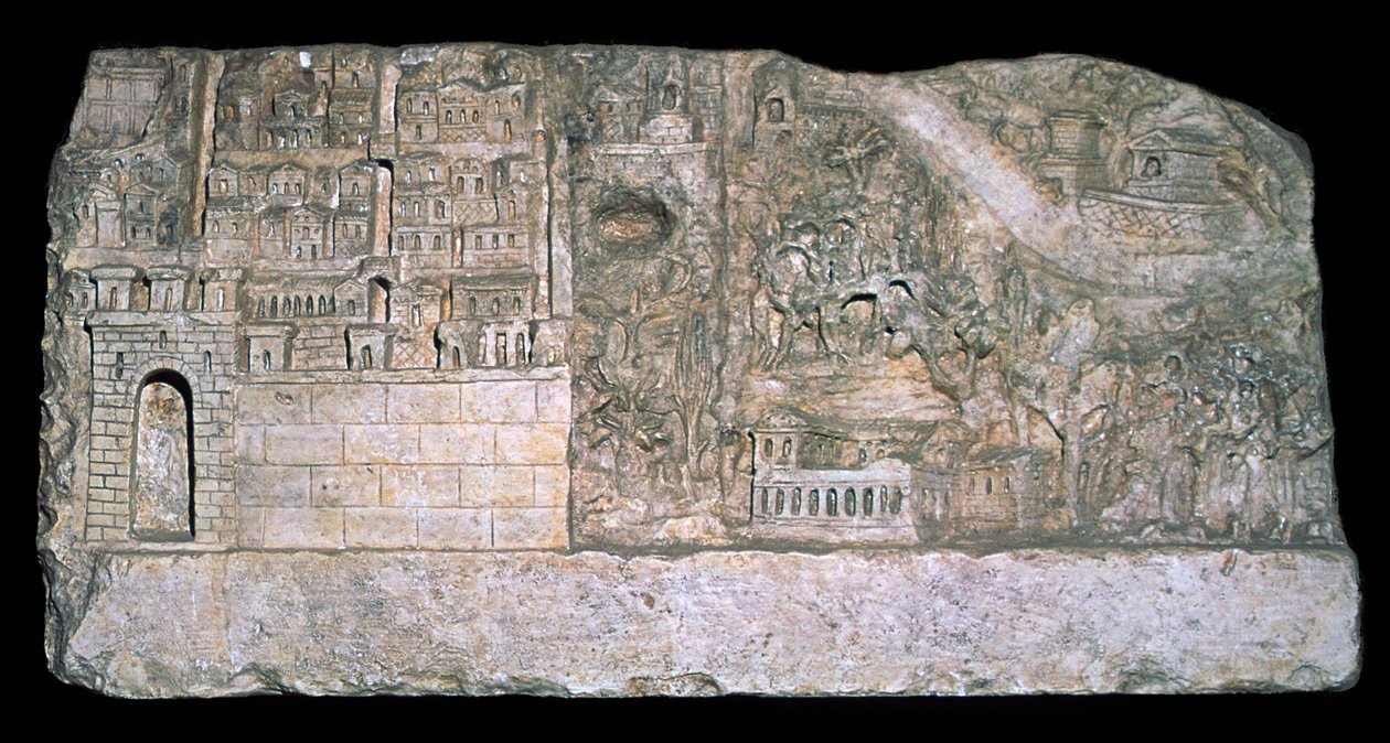 Relevo romano da cidade de Avezzano de Unbekannt