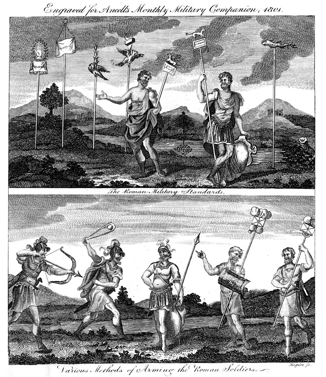 Soldados romanos, 1801 de Unbekannt