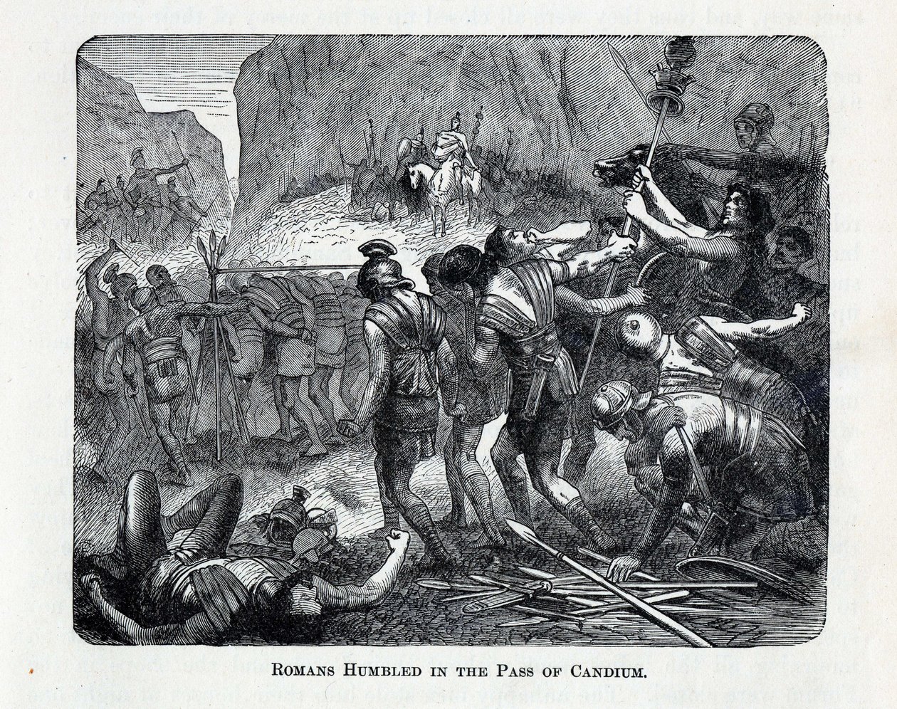 Romanos humilhados na passagem do Caudium, 1882 de Unbekannt