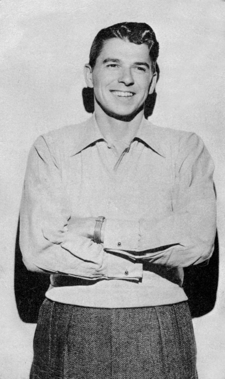 Ronald Reagan, ator americano, estrela de cinema e político, século 20 de Unbekannt