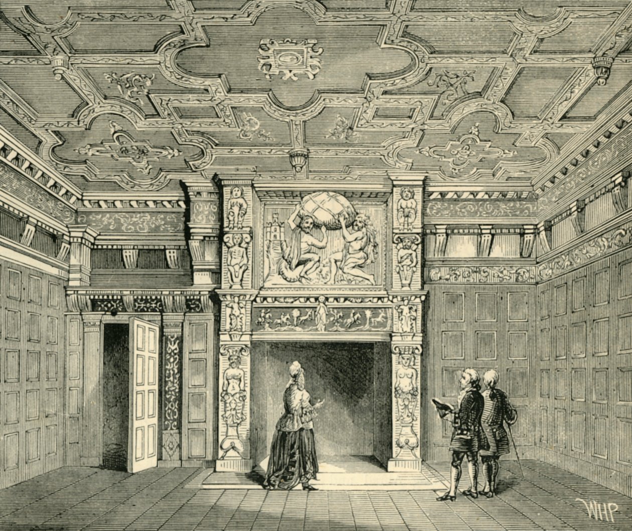 Sala em Sir Paul Pindars House, c1872. de Unbekannt