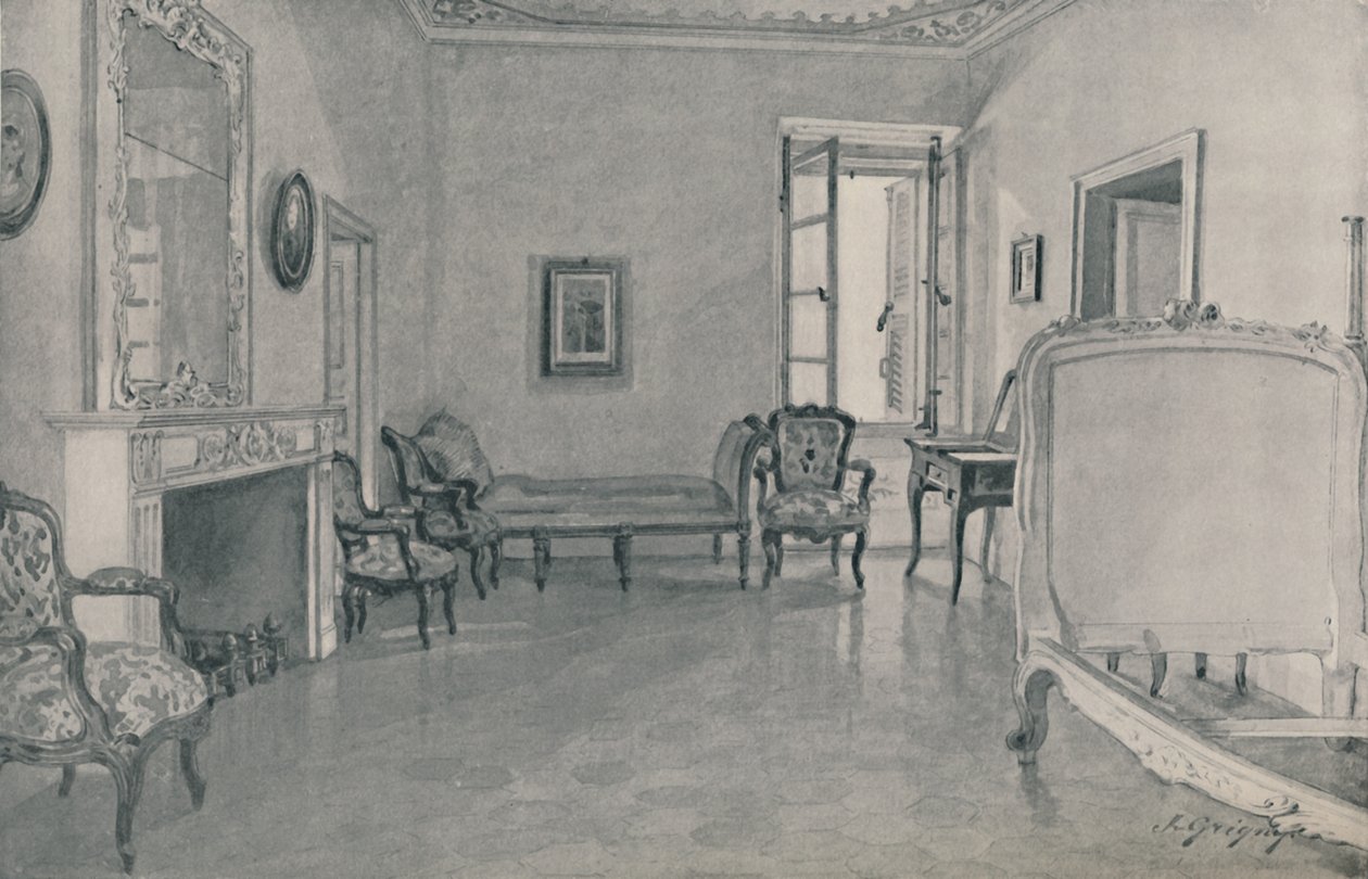 Quarto em que Napoleão nasceu, 1896 de Unbekannt