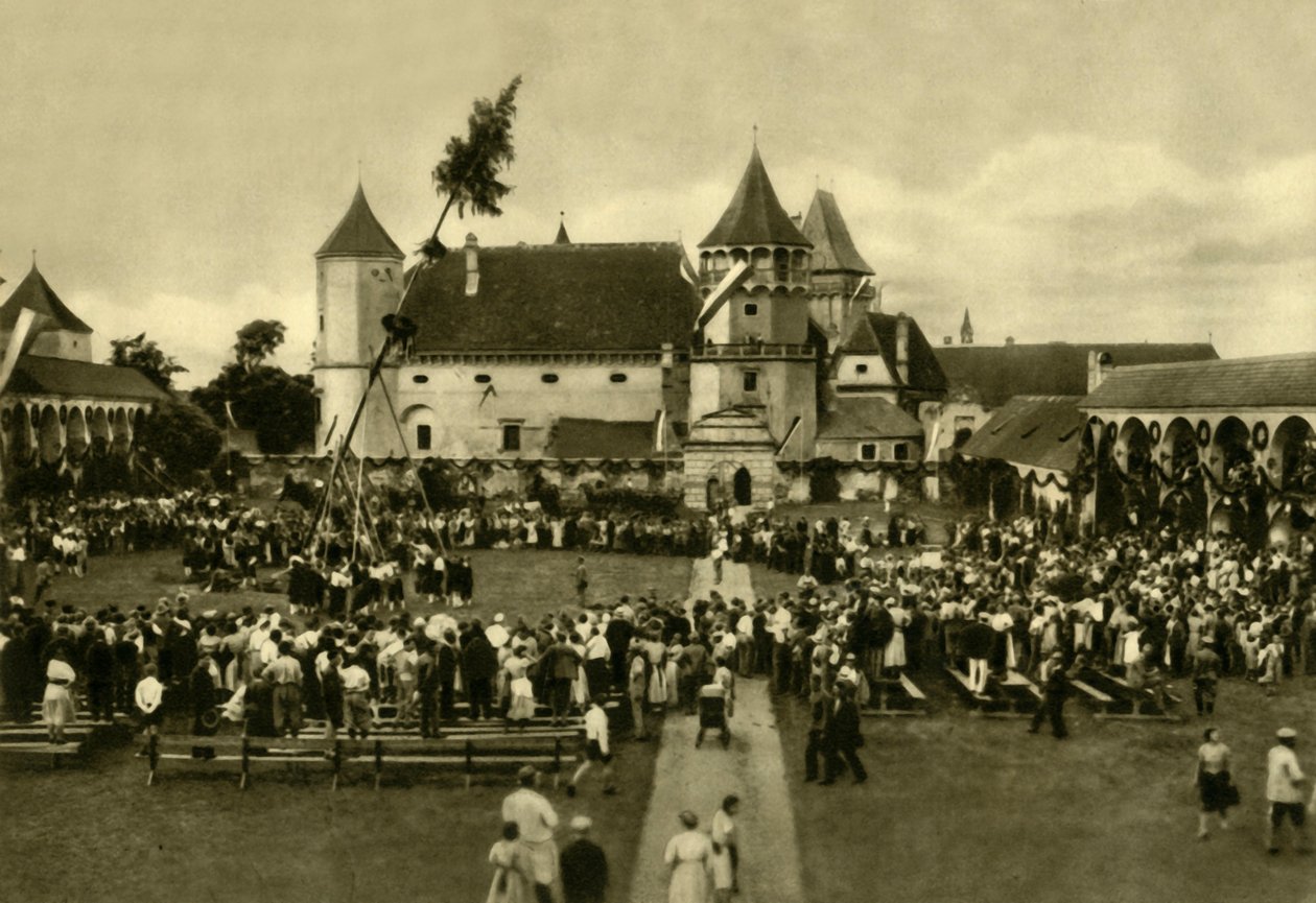 Castelo de Rosenburg, Baixa Áustria, c1935. de Unbekannt