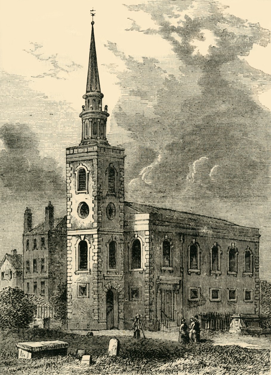 Igreja de Rotherhithe, 1750, c1878. de Unbekannt