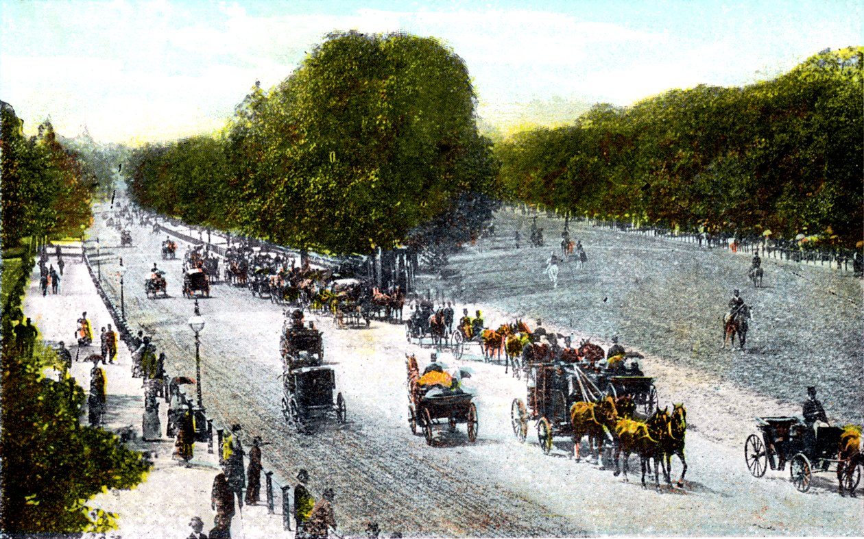 Fileira podre, Hyde Park, Londres, Século 20 de Unbekannt