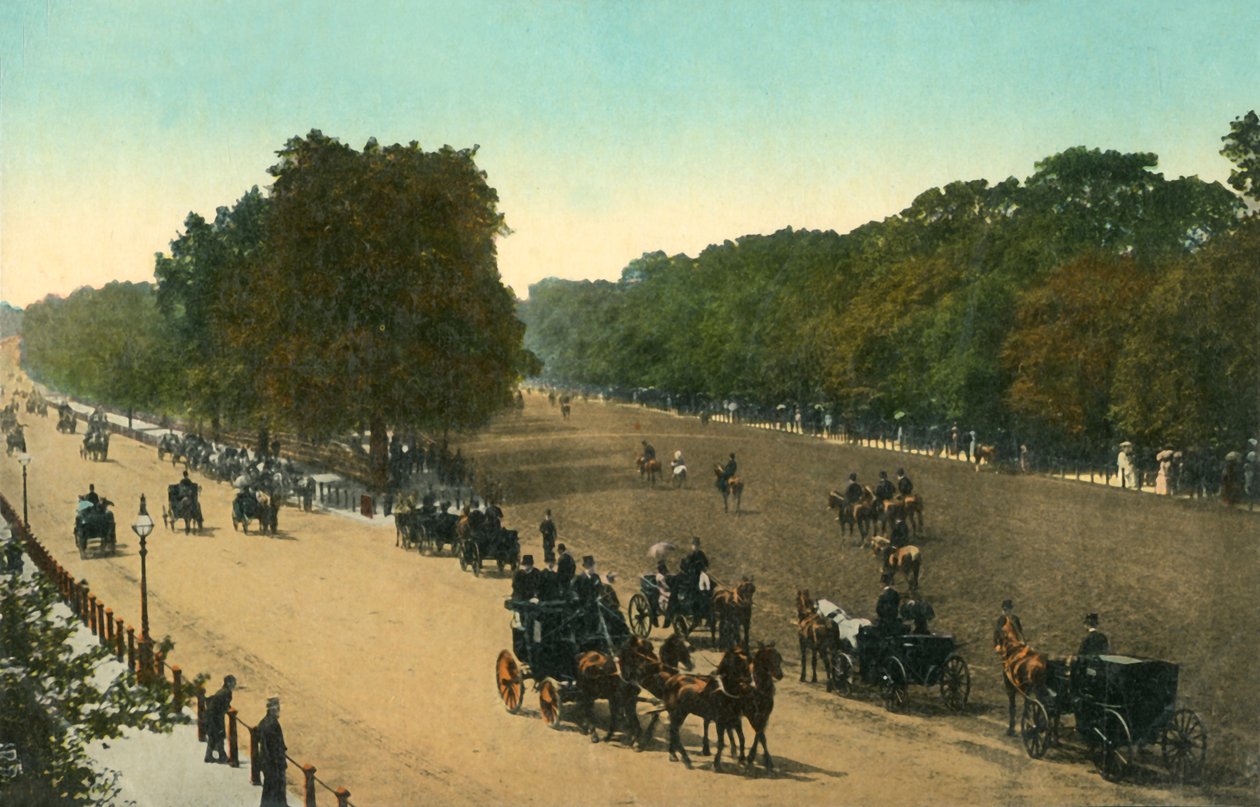 Fileira podre, Hyde Park, Londres, c1910. de Unbekannt