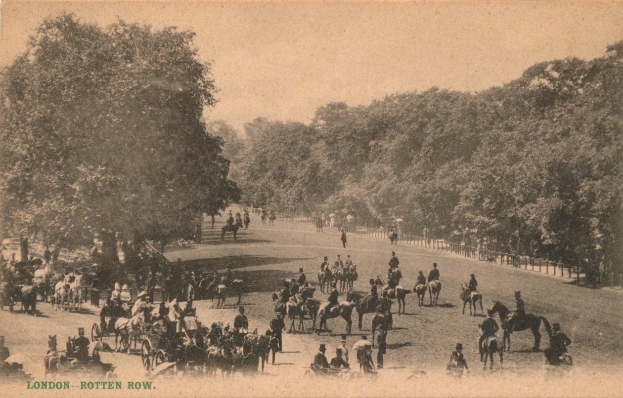 Rotten Row, Londres, c1900 de Unbekannt