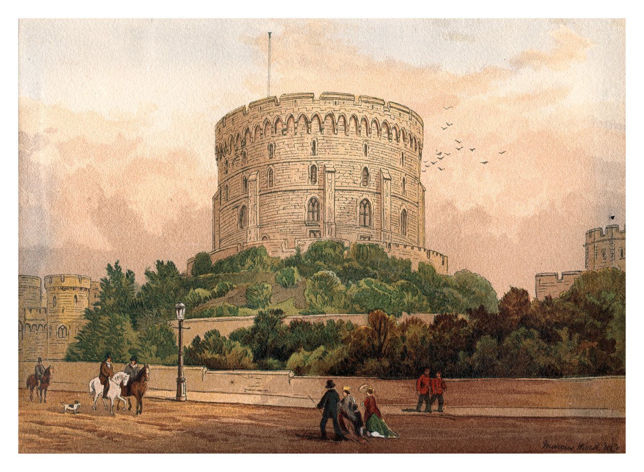 Torre redonda, Windsor, 1880 de Unbekannt