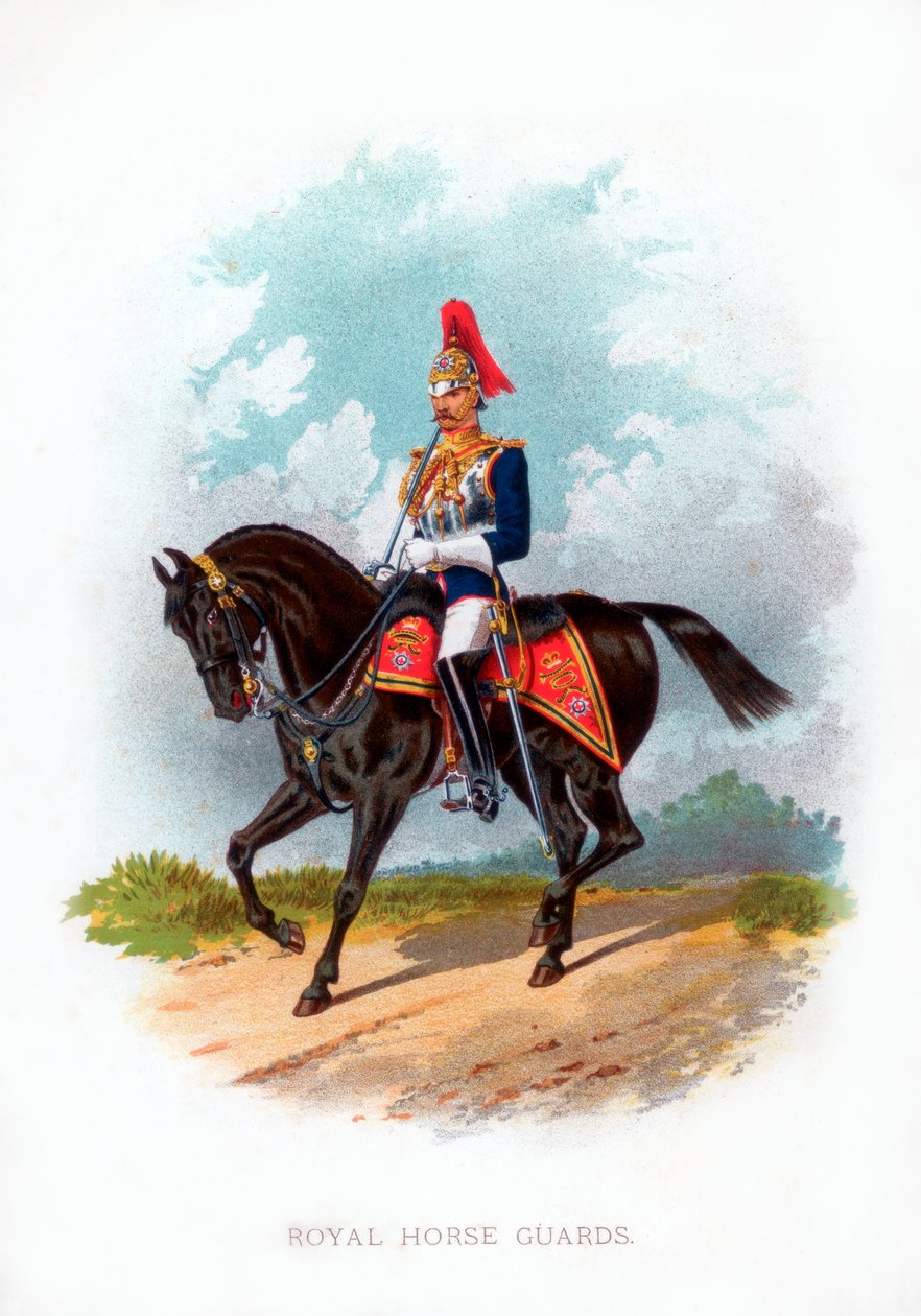 Guarda real do cavalo, 1888 de Unbekannt