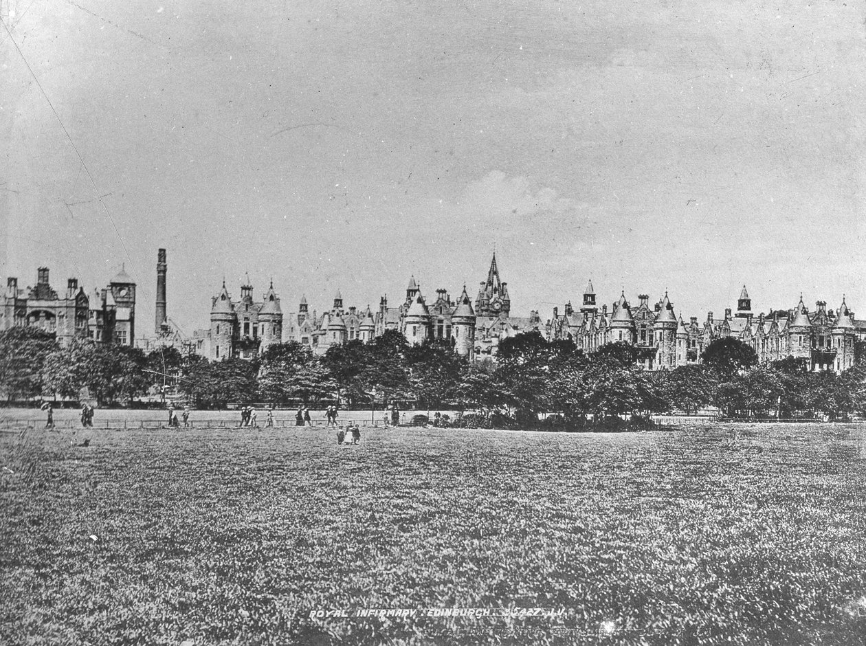 Royal Infirmary, Edimburgo, Escócia, final do século XIX ou início do século XX de Unbekannt
