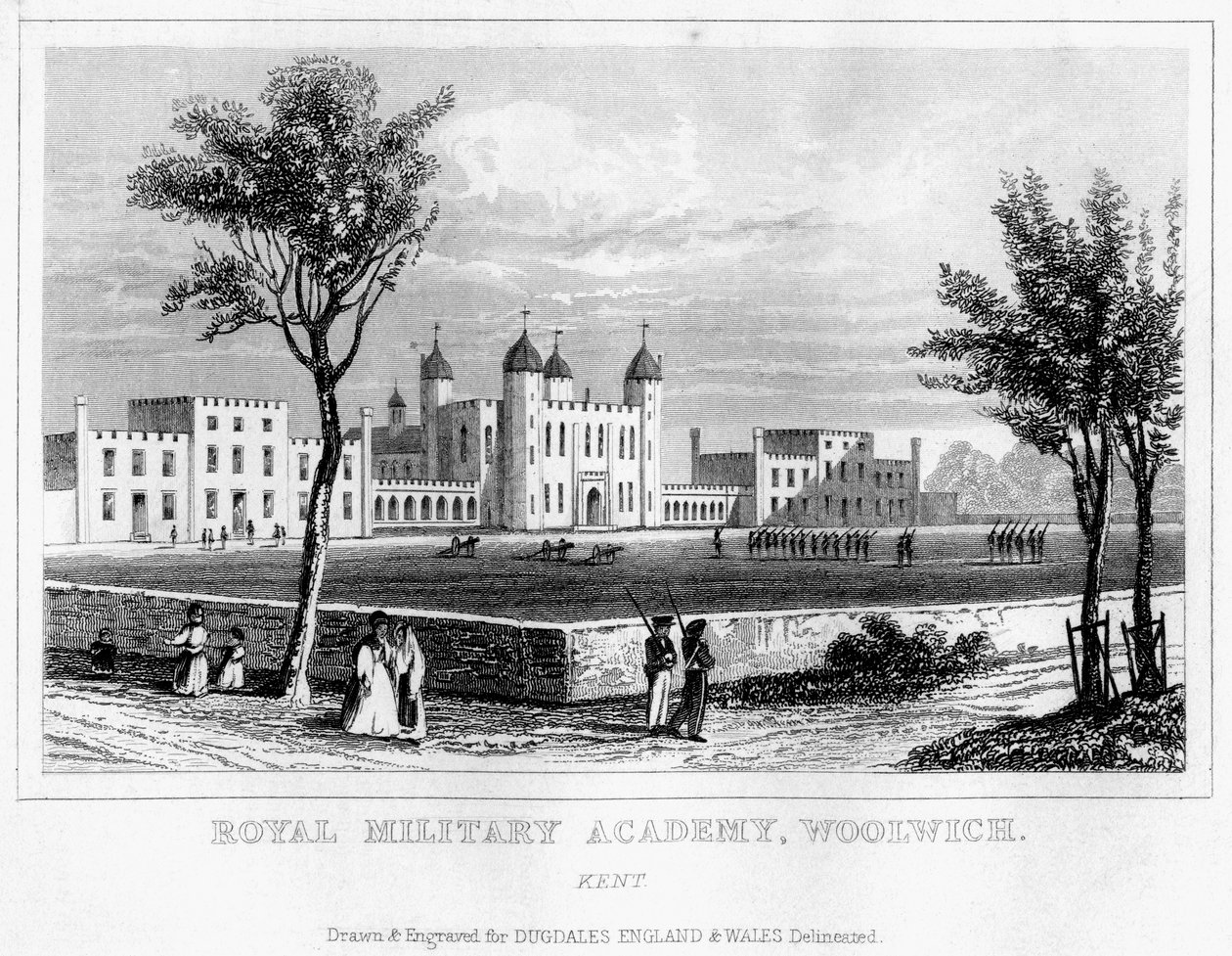 Royal Military Academy, Woolwich, Londres, século XIX de Unbekannt