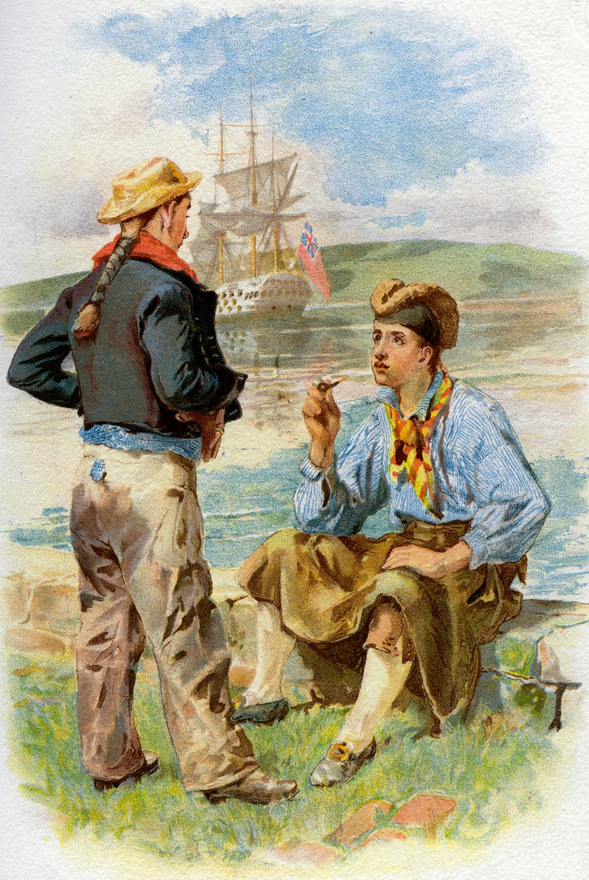 Marinheiros da Marinha Real, século XVIII c1890-c1893 de Unbekannt