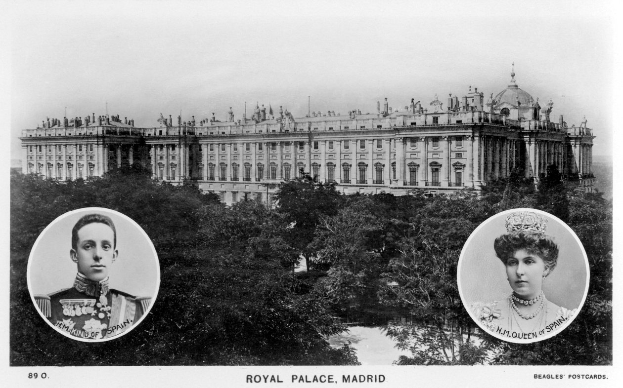 Palácio Real, Madri, Espanha, início do século XX de Unbekannt