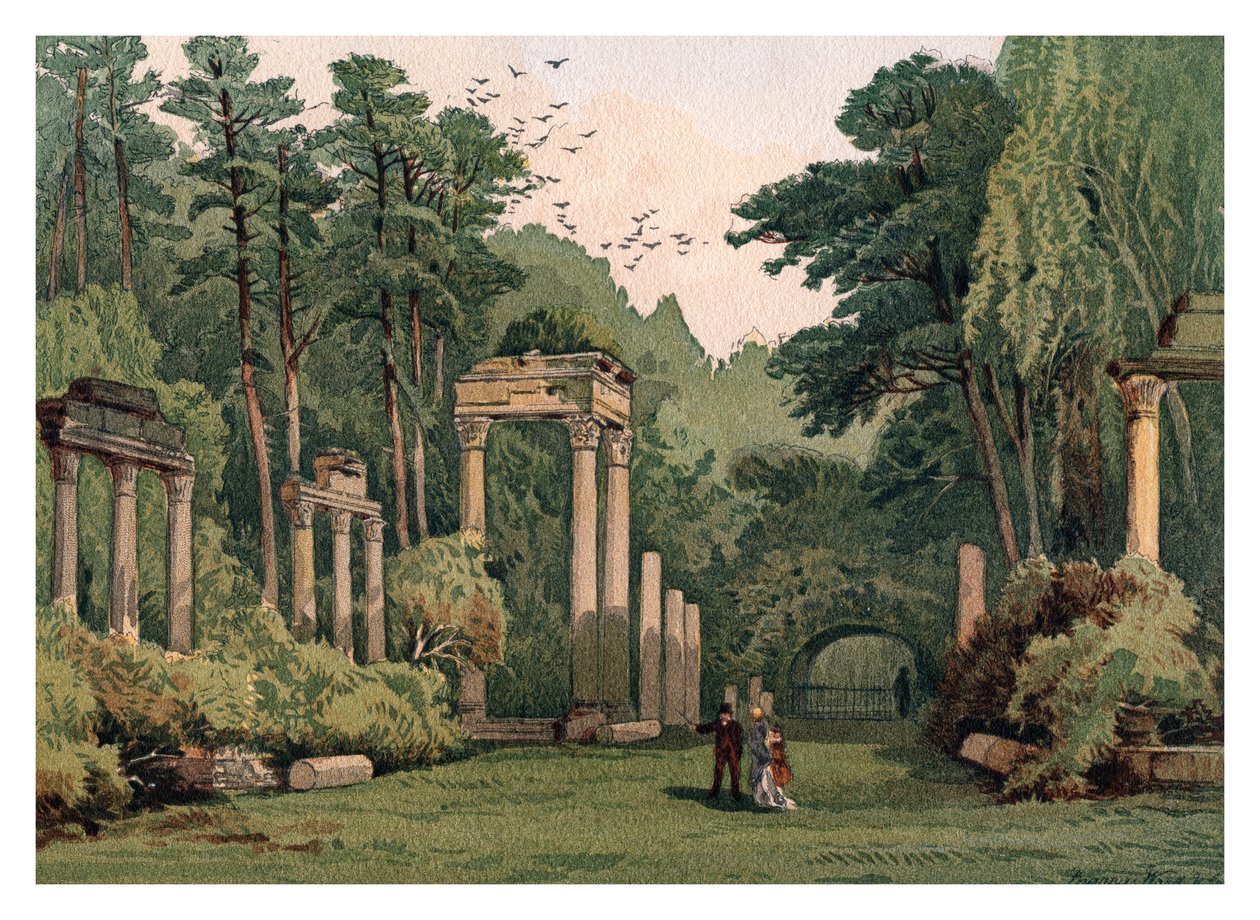 Ruínas em Windsor Park, 1880 de Unbekannt