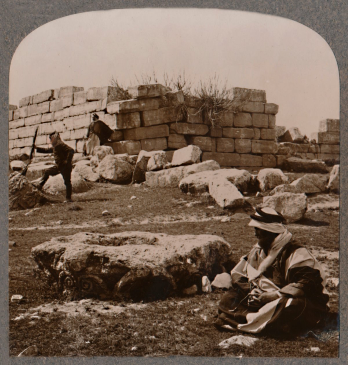 Ruínas em Machaerus, c1900 de Unbekannt