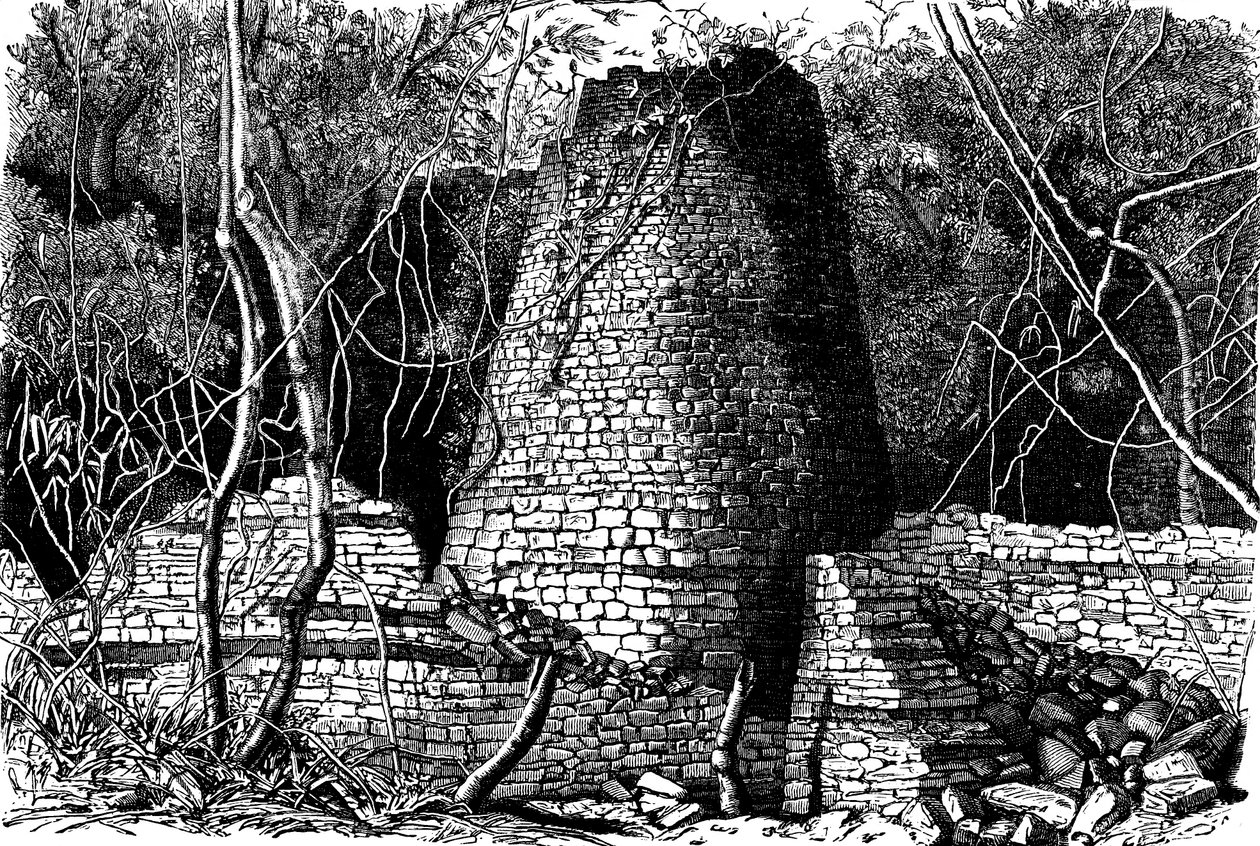 Ruínas do Grande Zimbábue, África, 1892 de Unbekannt
