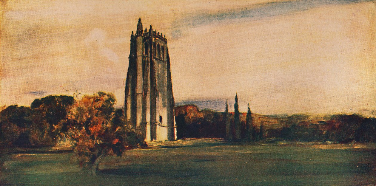 Ruínas da Abadia de Bec, Normandia, 1912 de Unbekannt