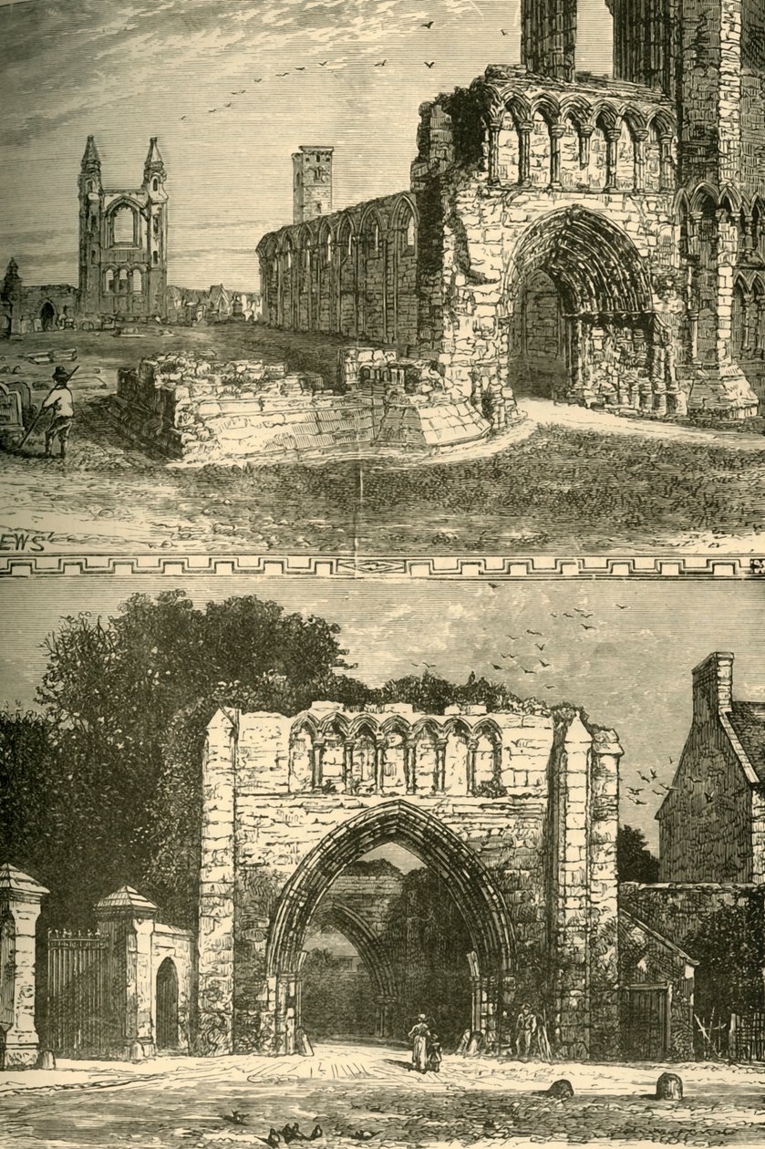 Ruínas da Catedral. The Pends, 1898. de Unbekannt