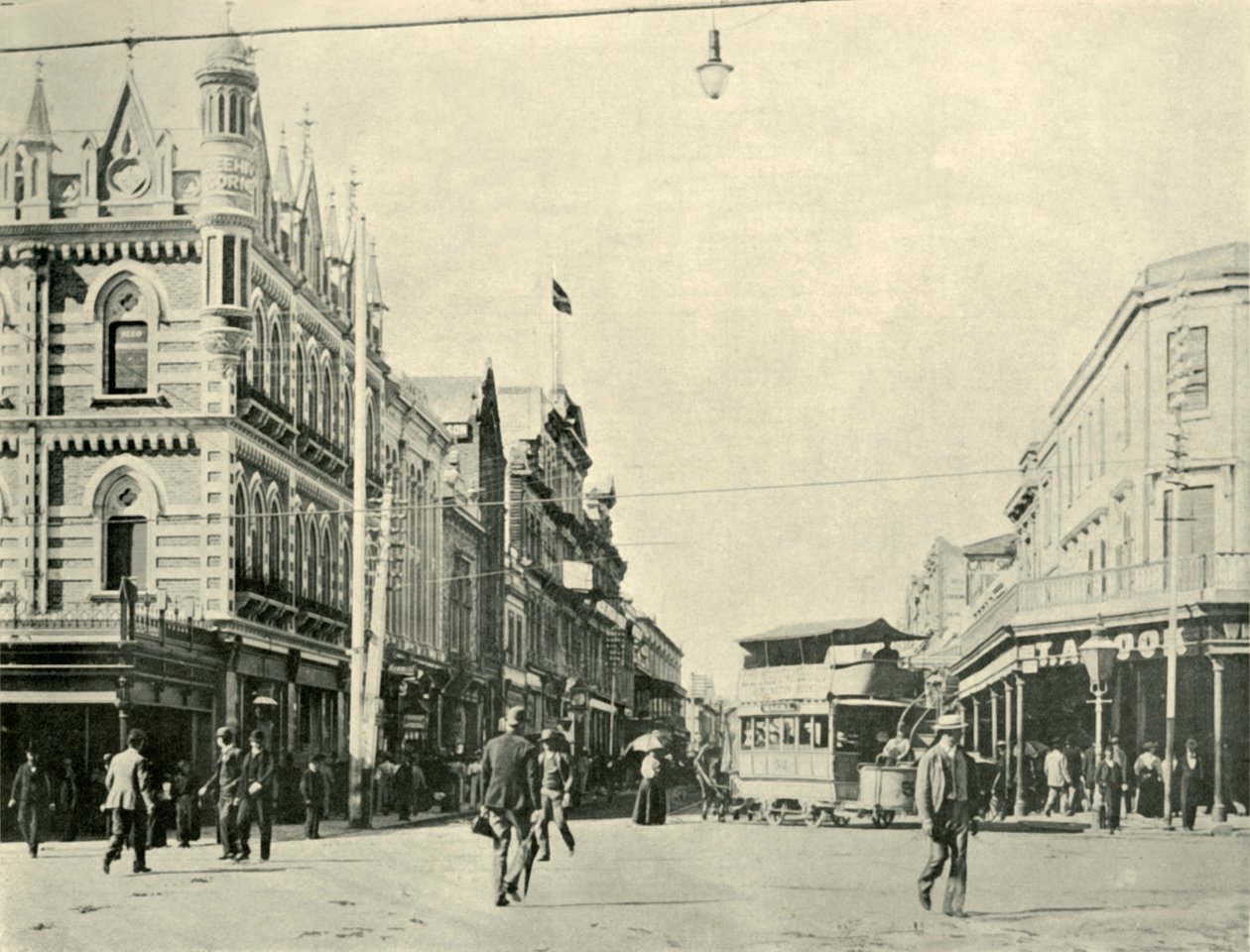 Rua Rundle, Adelaide, 1901. de Unbekannt