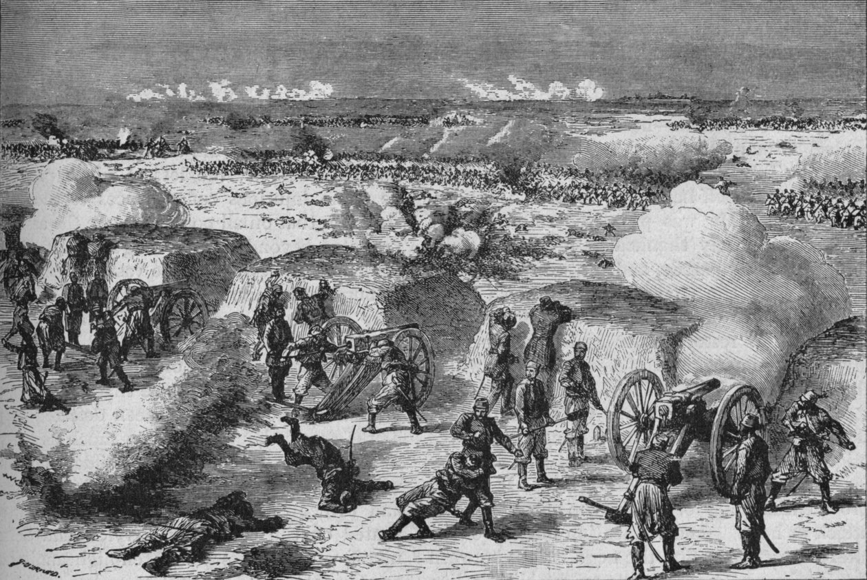 Ataque russo a um reduto turco, 1902 de Unbekannt