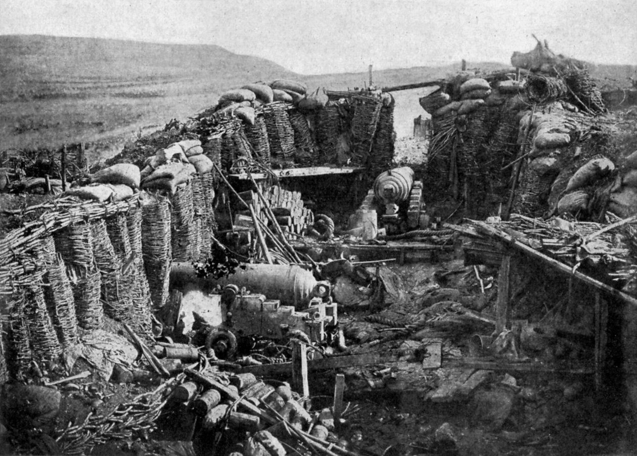 Redan russo, Sebastopol, guerra da Crimeia, 1855 1951 de Unbekannt