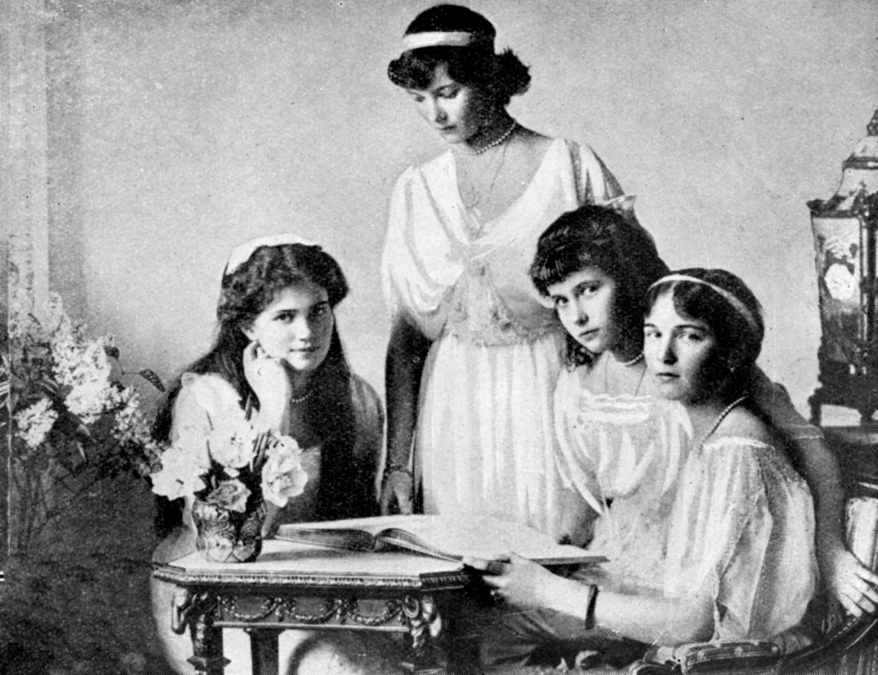Senhoras da realeza russa, Hospital Militar de Tsarkoe, 1914 de Unbekannt