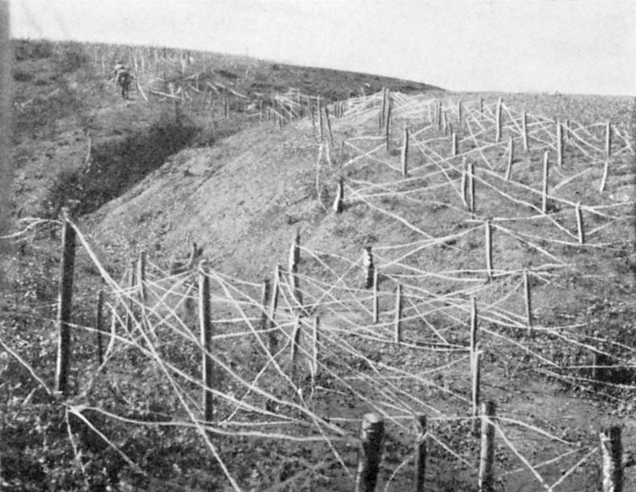 Entrelaçamento de arame farpado russo, Guerra Russo-Japonesa, 1904-5 de Unbekannt