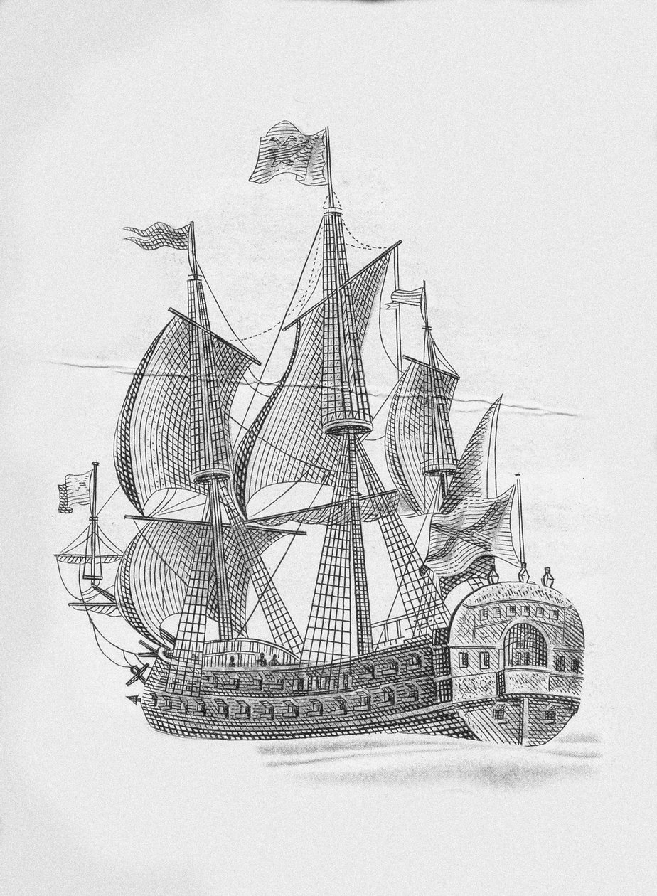 Navio russo da linha Poltava 1712 de Unbekannt