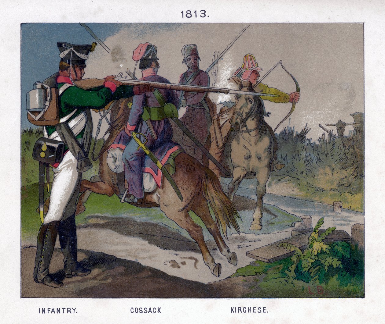 Soldados russos do século XIX de 1813 de Unbekannt