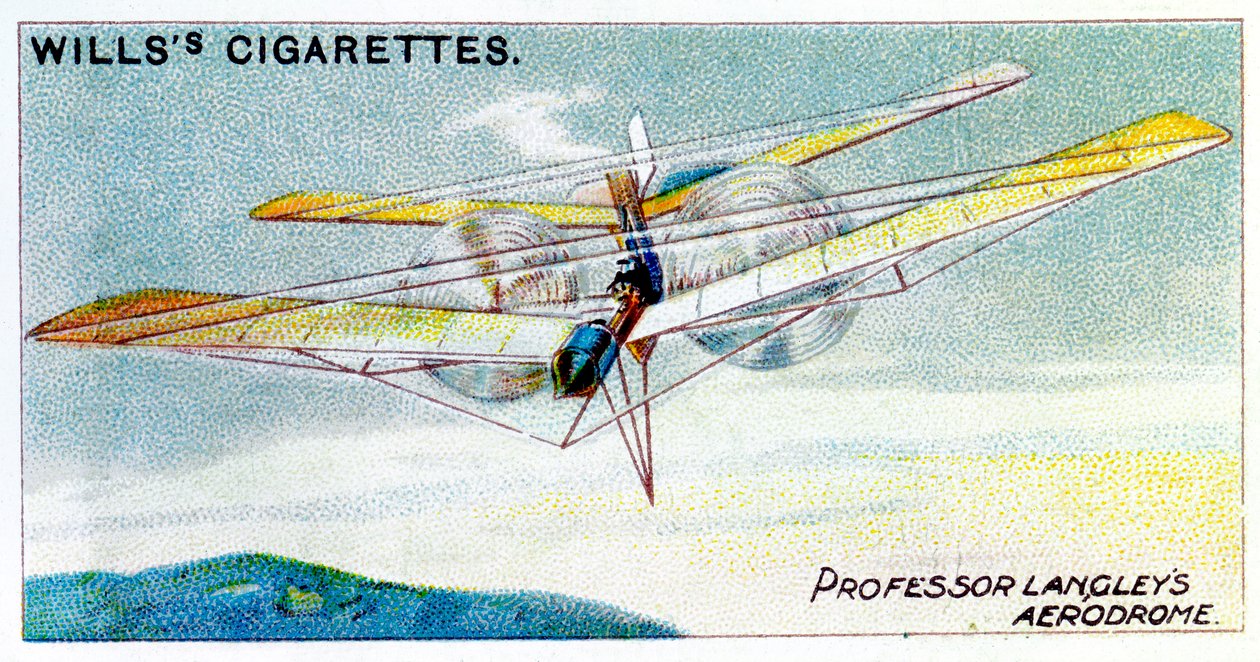 Modelo aerodromo a vapor SP Langleys, c1896 de Unbekannt