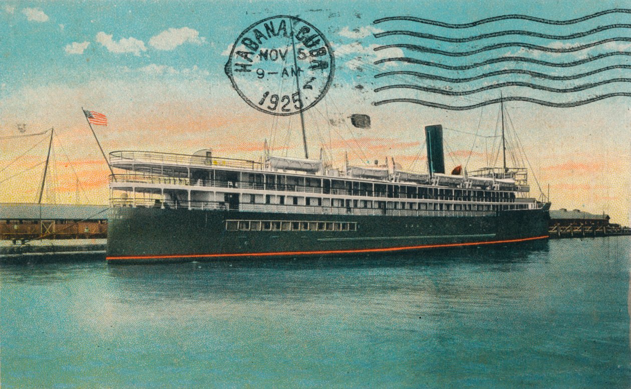 SS Cuba, Key West, Flórida, c1925 de Unbekannt