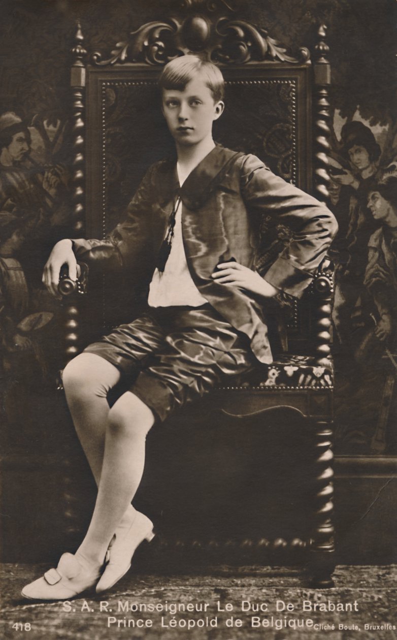 HRH O Reverendo Duque de Brabante Príncipe Leopoldo da Bélgica, c1910. de Unbekannt