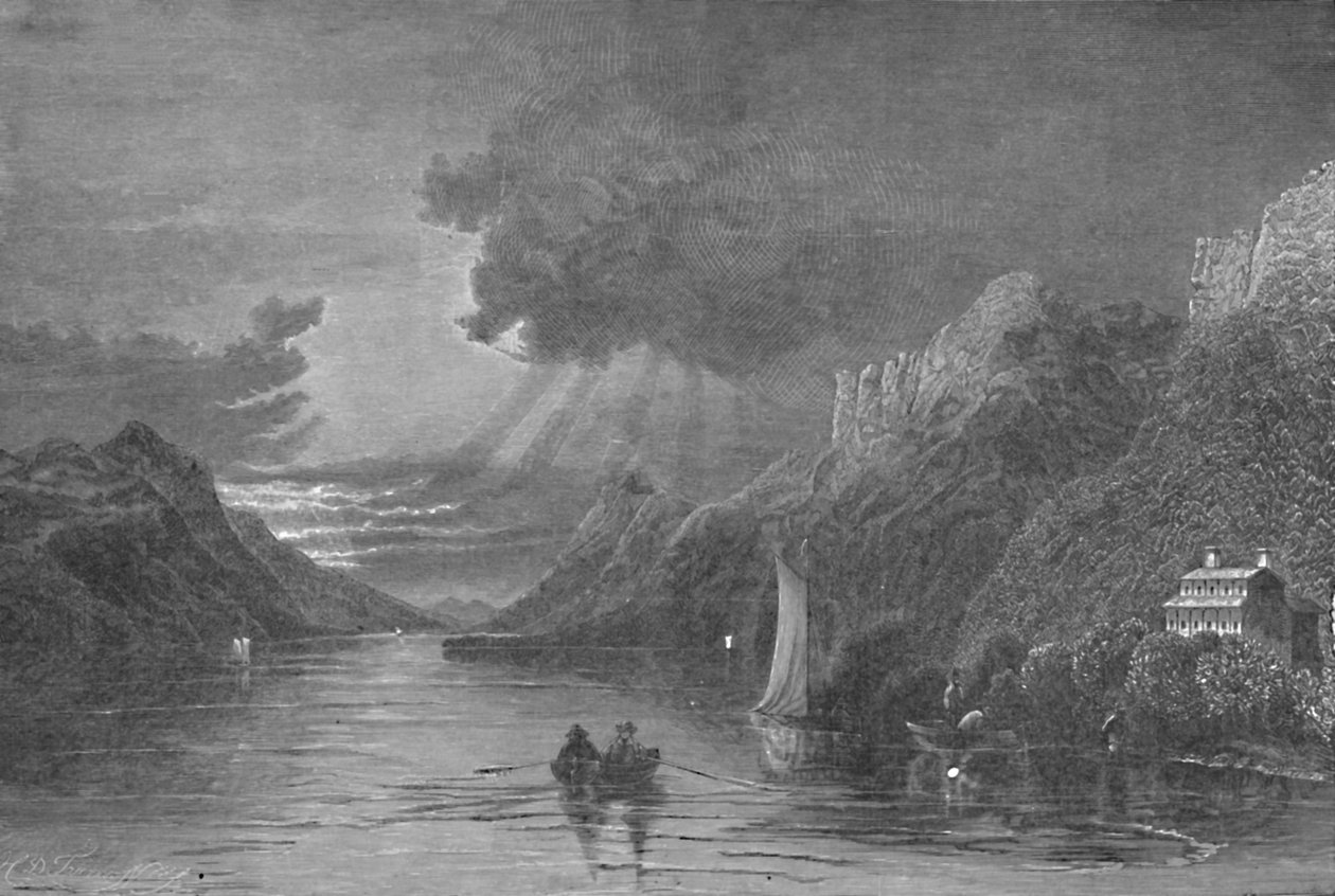 Ponto do Dia do Senhor, Lake George, 1883 de Unbekannt