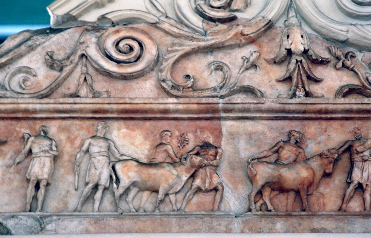 Cena de sacrifício no Ara Pacis, Roma de Unbekannt