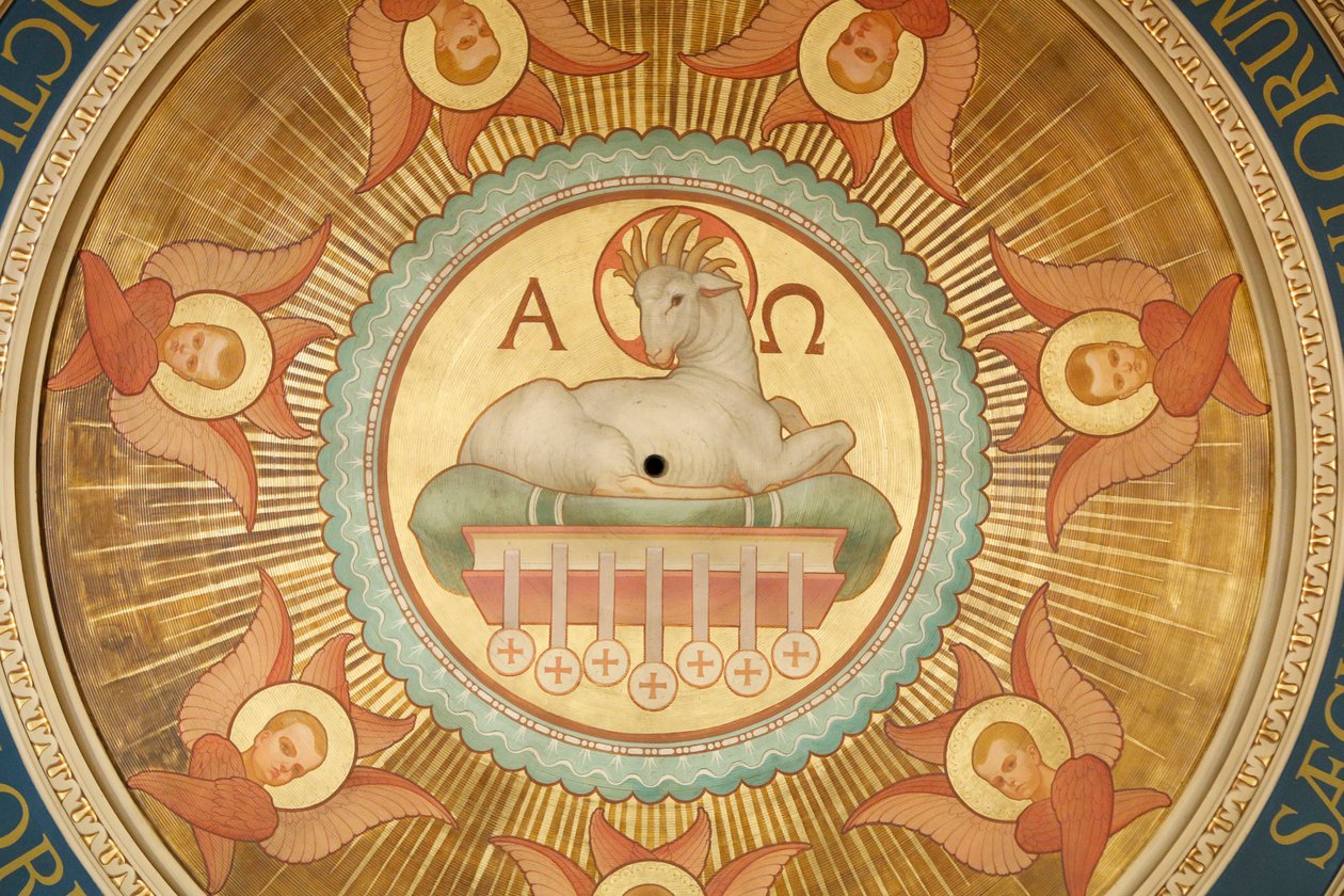 Igreja de Saint-Francois Xavier, O Cordeiro de Deus ( Agnus Dei), Paris, França de Unbekannt