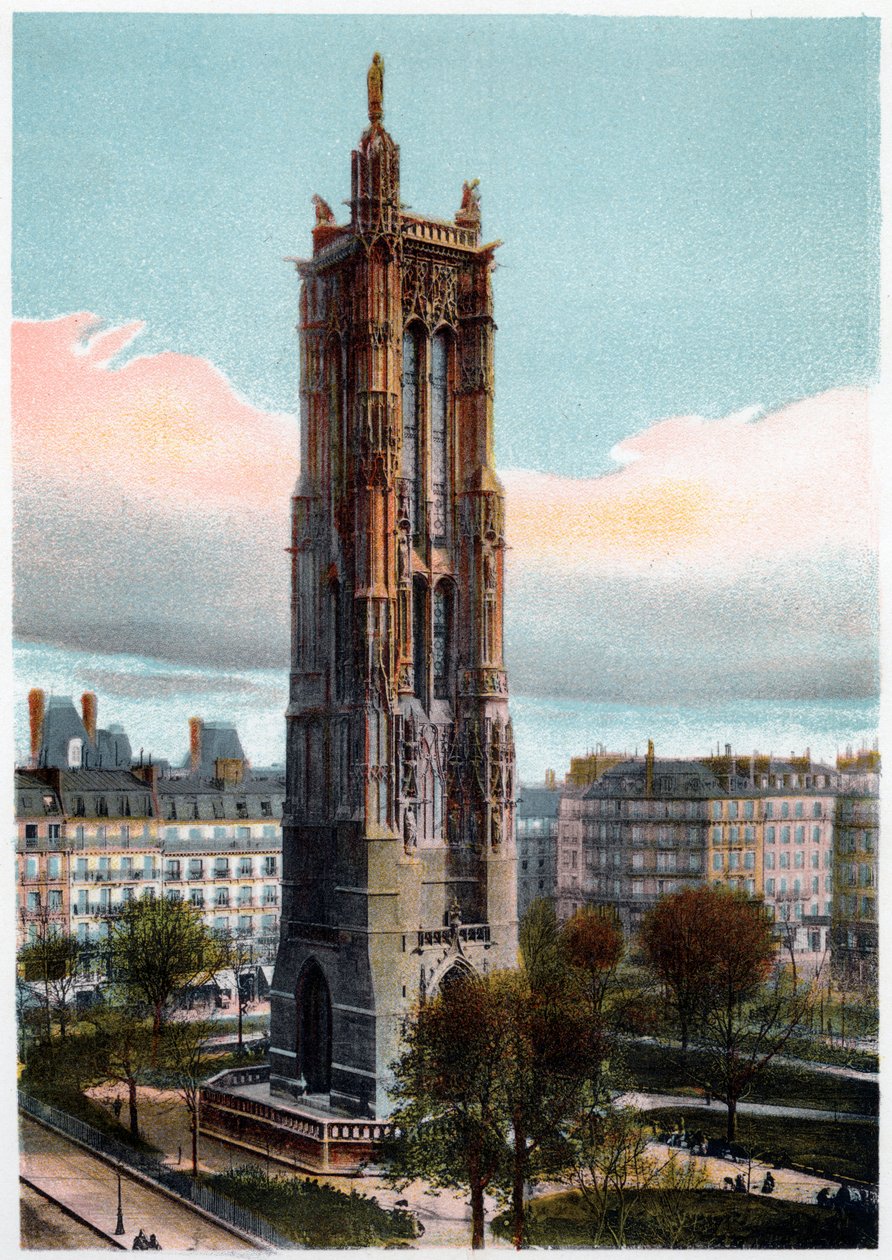 Torre Saint-Jacques, Paris, c1900 de Unbekannt