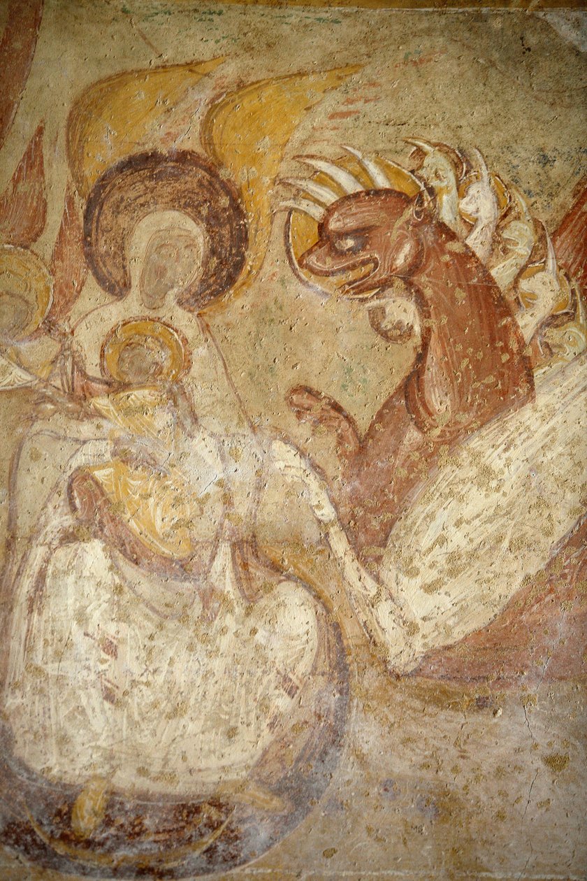 Pintura da abadia de Saint-Savin: Apocalypse, Saint-Savin-sur-Gartempe, França de Unbekannt