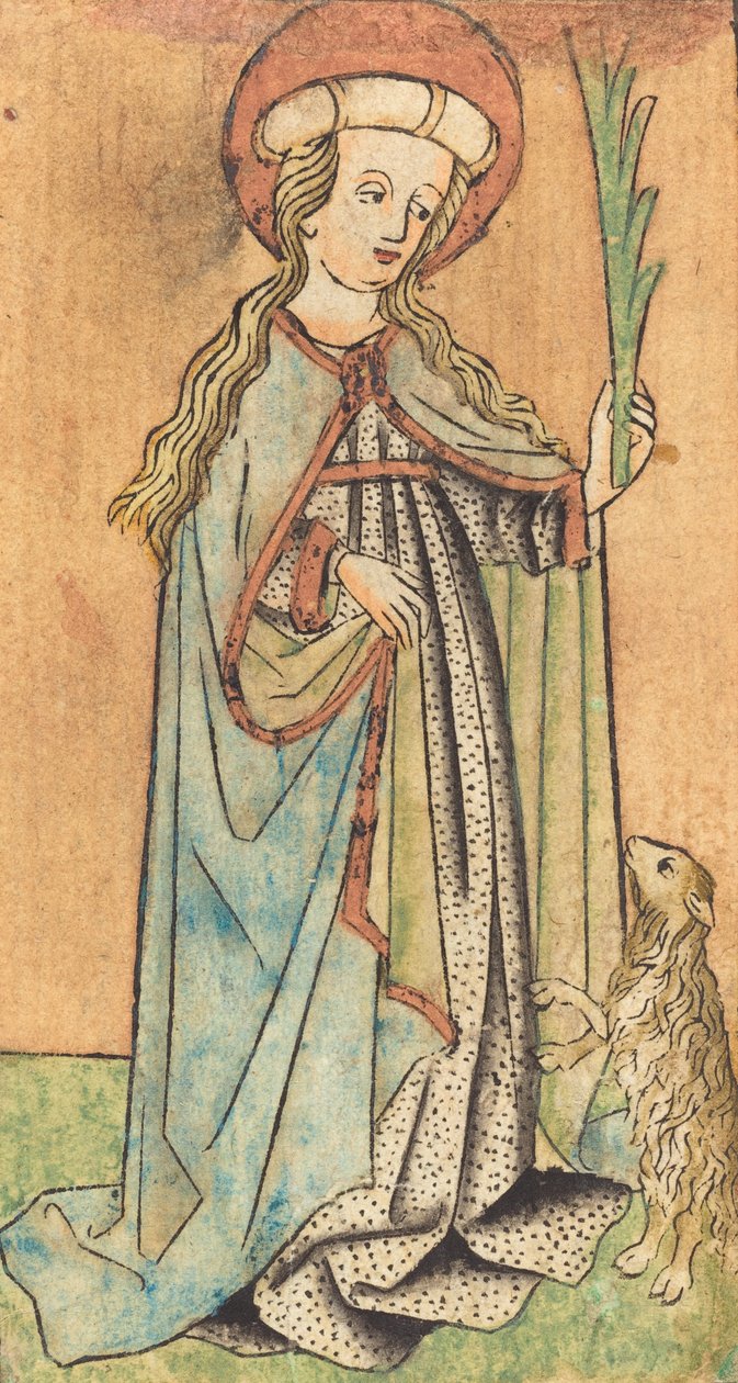Santa Inês, c. 1450. de Unbekannt