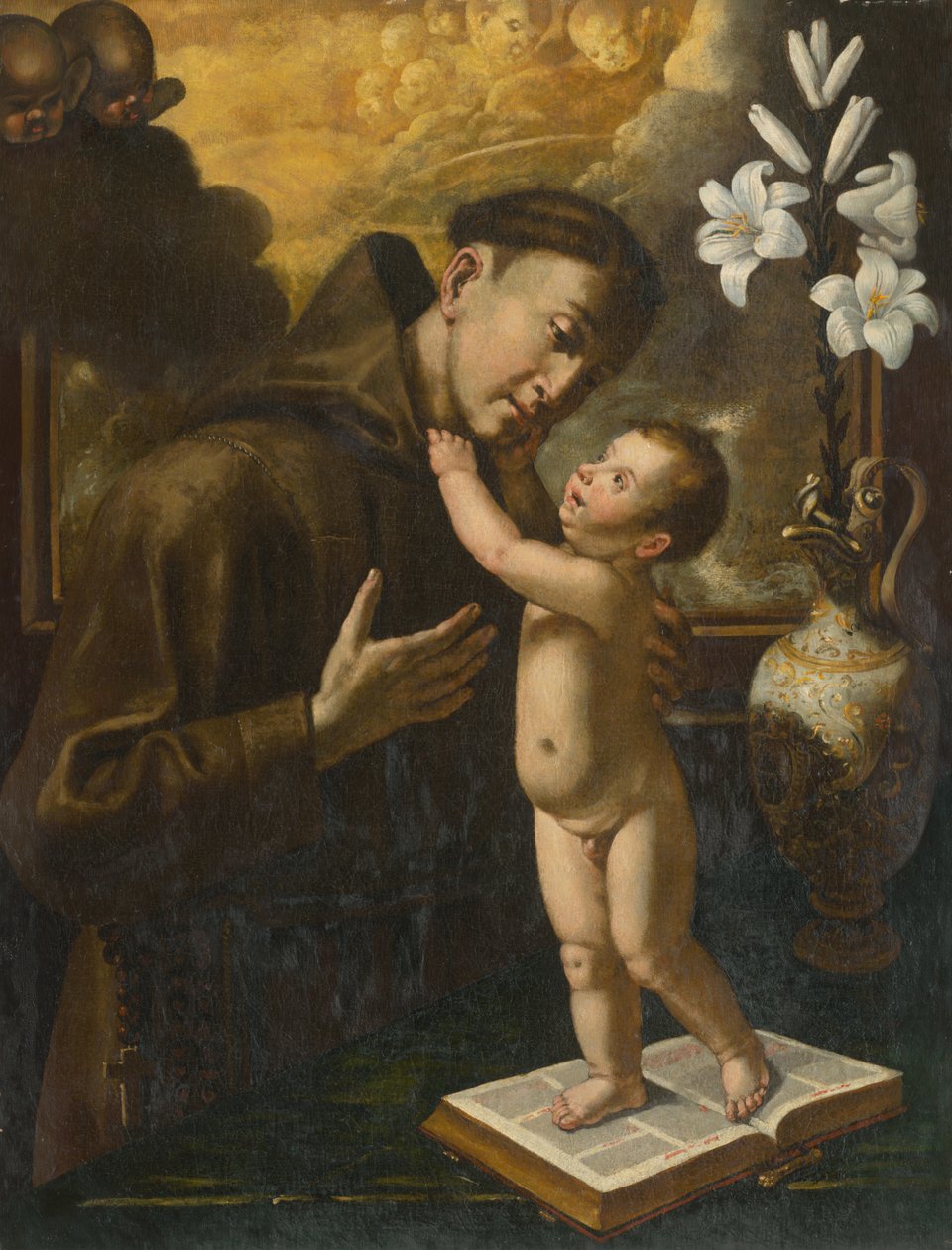 Santo Antônio de Pádua com o menino Jesus de Unbekannt
