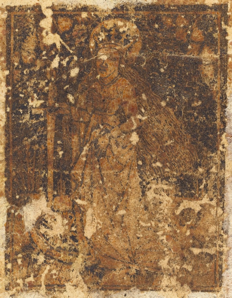 Santa Catarina [verso], em ou depois de 1470. de Unbekannt