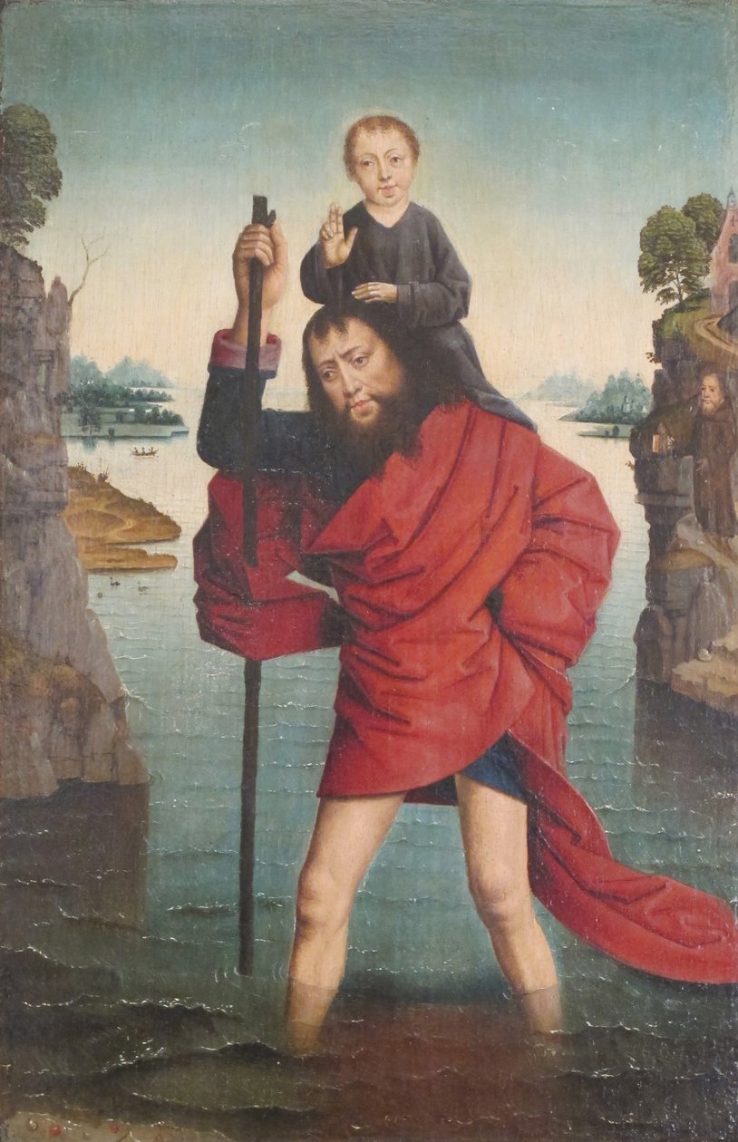 São Cristóvão e o Menino Jesus, depois de 1485. de Unbekannt
