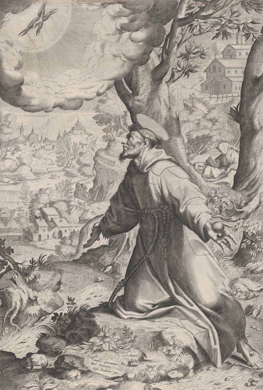 São Francisco Recebendo os Estigmas, 1590-1620. de Unbekannt