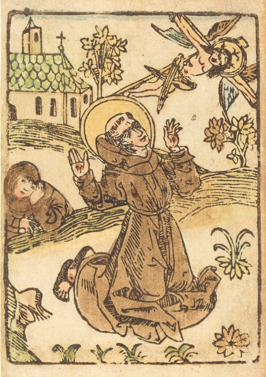 São Francisco Recebendo os Estigmas, c. 1480. de Unbekannt