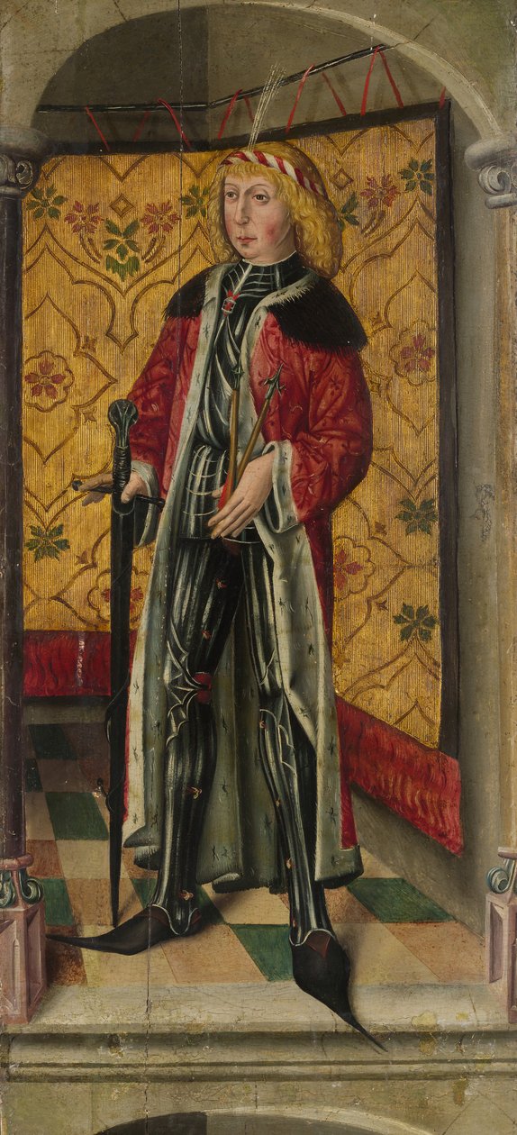 São Jorge e São Sebastião, ca. 1480. de Unbekannt