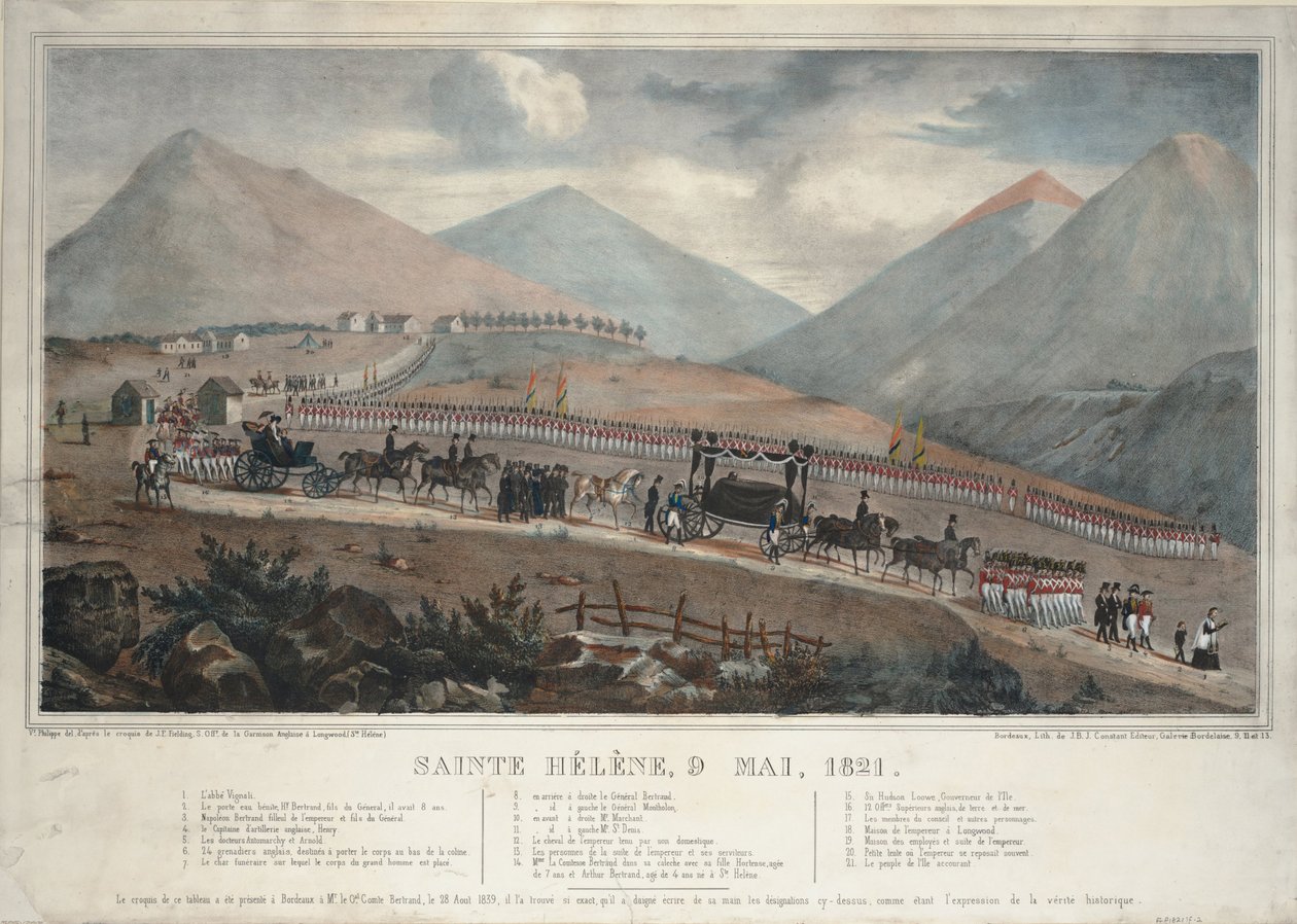 Santa Helena, 9 de maio de 1821, 1839 de Unbekannt
